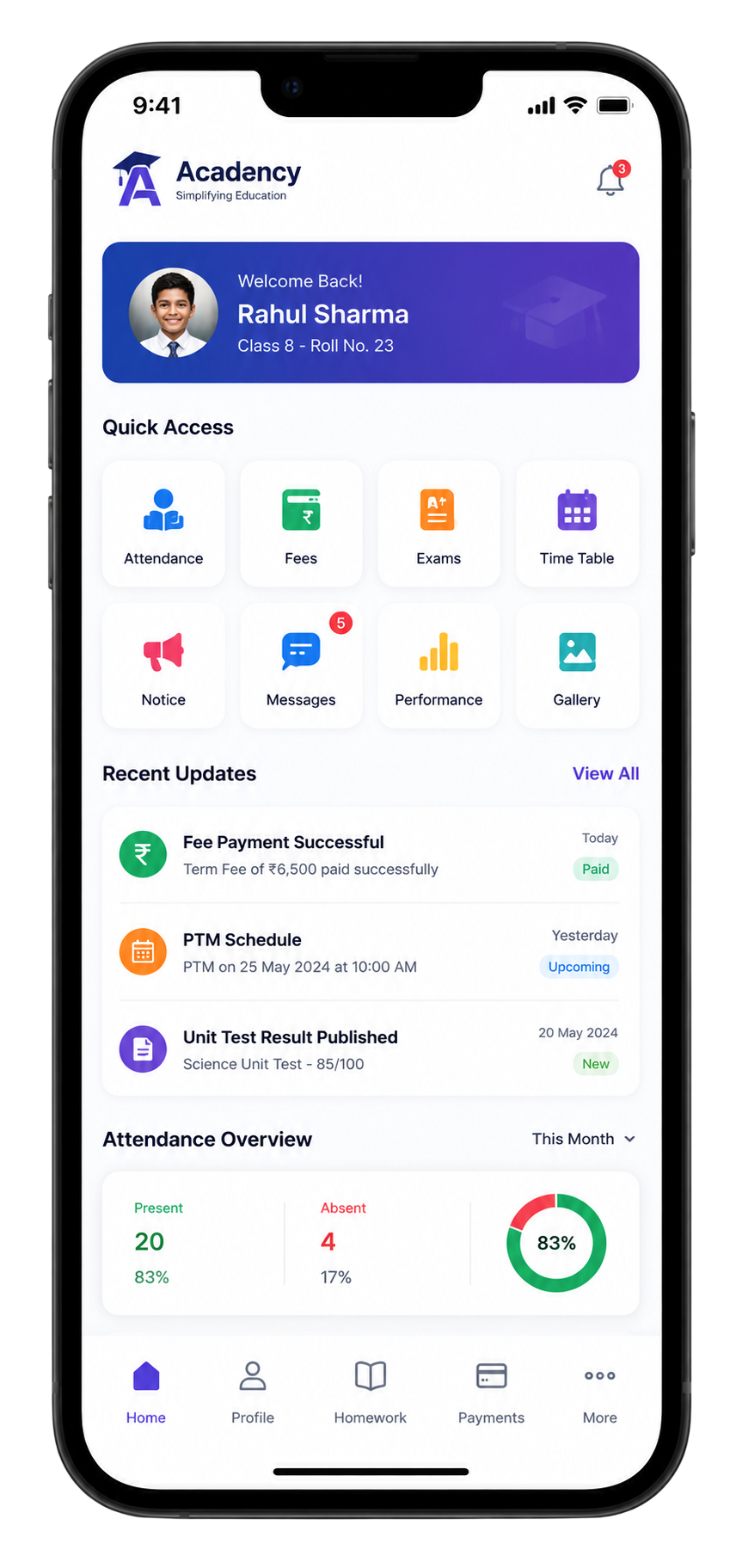 Parent app